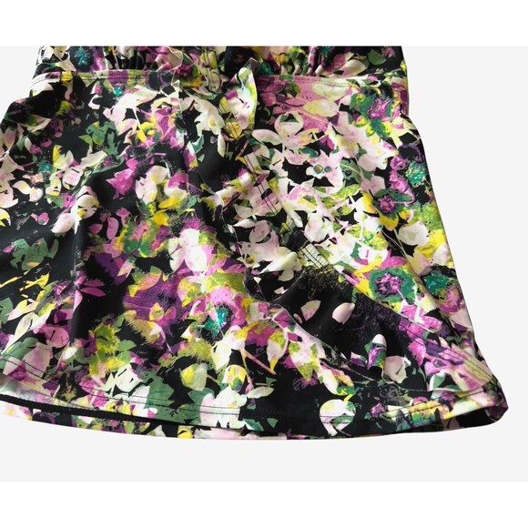 Love your Assets SARAH Blakely Halter Tie Tankini Swim Top Size Small Floral - Picture 8 of 13